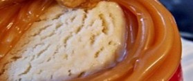 caramelized apple with Camembert cheese bagels