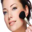 applying bronzer