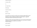 Illness Leave Letter