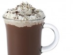 Nutella and Frangelico hot chocolate with cream