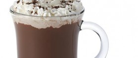 Nutella and Frangelico hot chocolate with cream