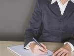 Businesswoman Taking Notes