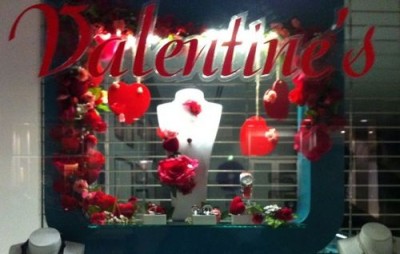 Window on Valentine Window Display Ideas