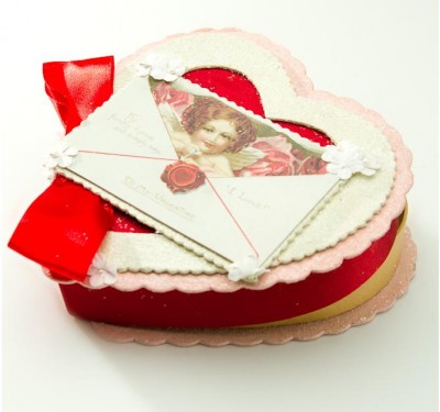 Valentine Boxes on Make Valentines Day Boxes With Victorian Cards Step By Step How To