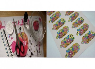 How to Apply Full Sheet Nail Decals Apply Full Sheet Nail Decals