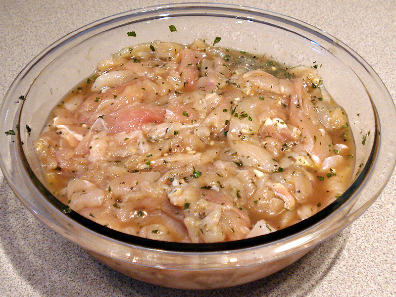 Use soya sauce and garlic paste 