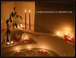 Candles Decoration on Valentine's Day