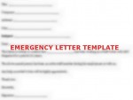 Emergency Leave Letter