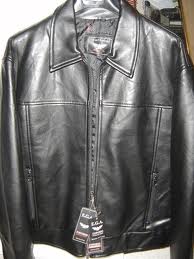 Emporio collezione leather jacket 