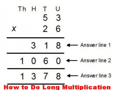 How to Do Long Multiplication How to Do Long Multiplication
