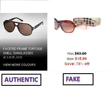 How to Spot a Fake Burberry Sun Glasses