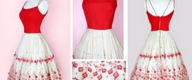 Red & White Dress for Valentines day