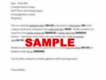 Sample of Company Leave Letter