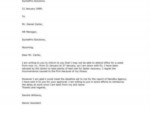 Sample of Personal Reason Leave Letter