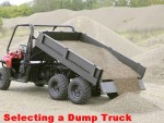 Selecting a Dump Truck