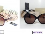 Fake vs. Autnentic Burberry Sunglasses
