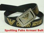Spotting Fake Armani Belt
