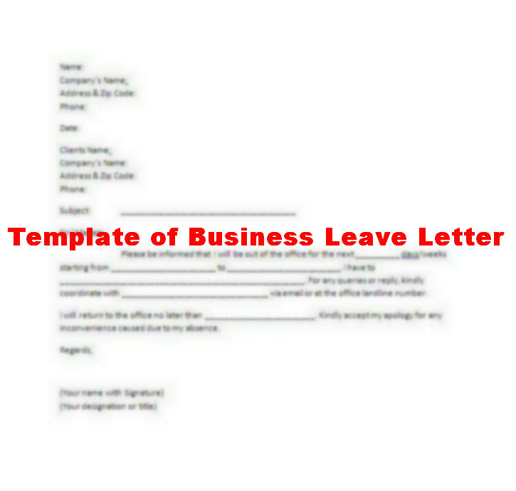 letter trip cancellation letter general leave application letter ...