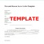 Template of Personal Reason Leave Letter