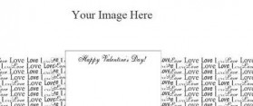 Valentines Day card Template