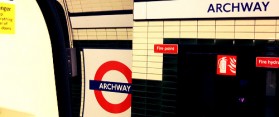 Archway Tube Station in London