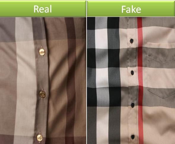 fake vs real burberry shirt