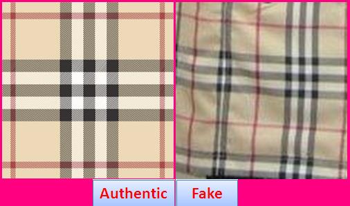 how can you tell if a burberry purse is real