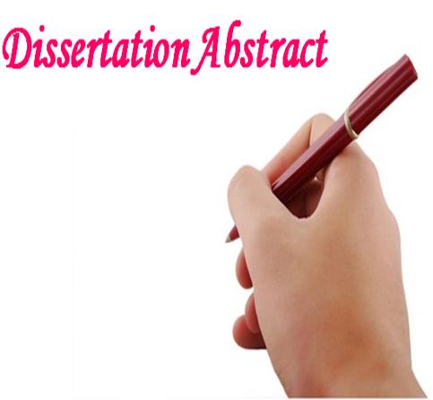 How to write thesis abstract