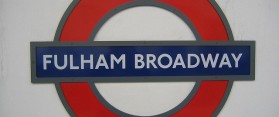 Fulham Broadway Tube Station London
