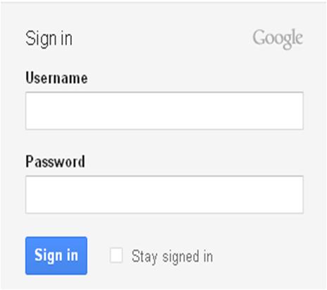 New Google Sign In Page