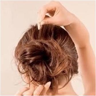 Secure with hair stick