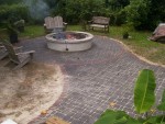 Simple Patio in Backyard