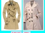 Fake Vs. Original Burberry Coat