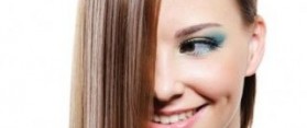 long straight shiny hair