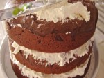 Decorating a Chocolate Cake