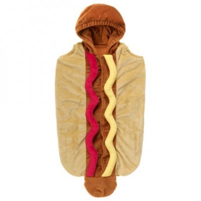 how to make hot dog baby costume