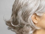 lady with gray hair