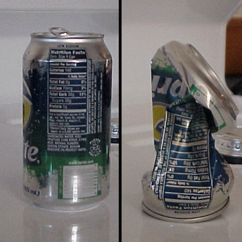 Crush the Can experiment