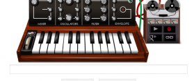 Google Robert Moog Doodle