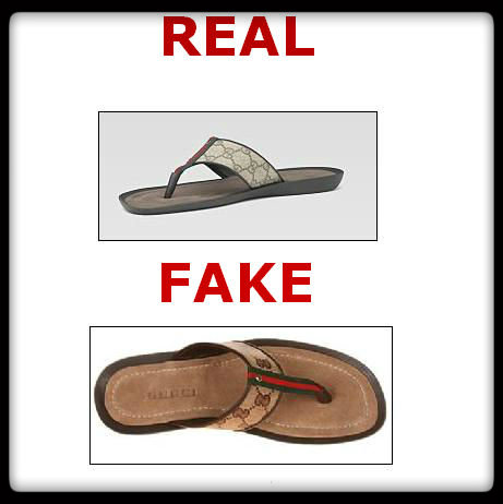 Alabama Spytte pubertet How to Spot Fake Gucci Sandals