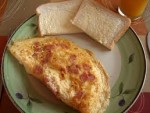 Omelette with Bacon and Cheese
