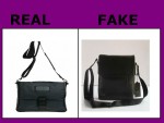 Real verses Fake Armani Bag