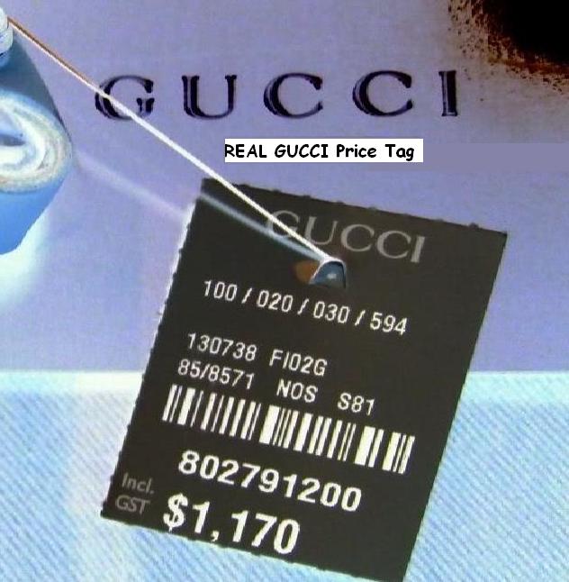 real gucci price tag
