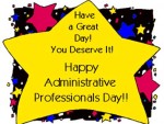 Administrative  Professionals Day