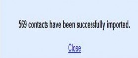 Gmail Import Complete