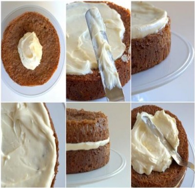 frost a cake