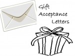 gift acceptance letters