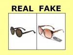 real verses fake Armani goggles