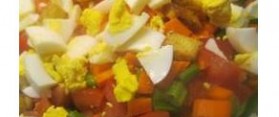 Bacon, Egg and Little Gem Salad