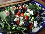 Blackberry Spinach Salad Recipe